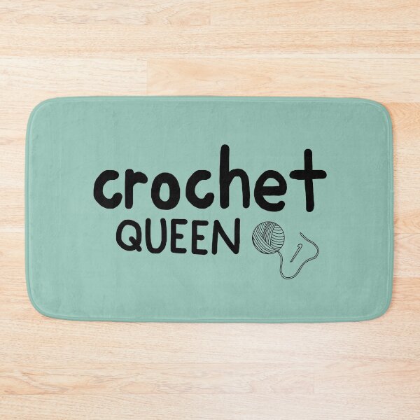 Item preview, Crochet Queen Text Design designed and sold by designsbyad.