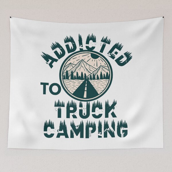 Item preview, Addicted to truck camping designed and sold by movie-popcorn.