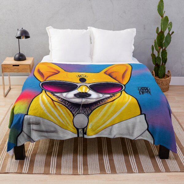 Item preview, Urban Corgi as a hip-hopper designed and sold by Studiowatermars.