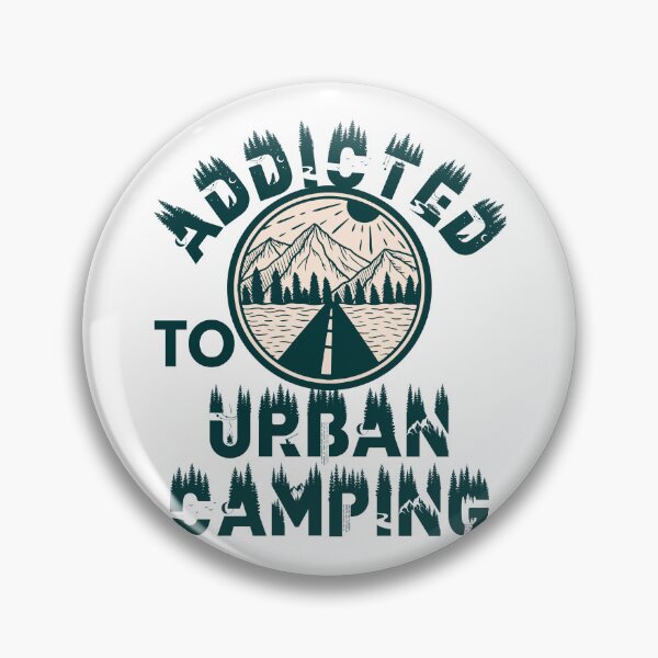 Item preview, Addicted to urban camping designed and sold by movie-popcorn.