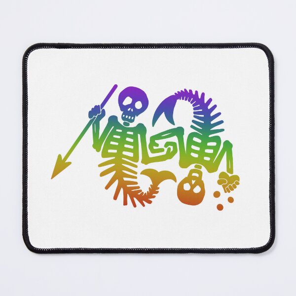 Item preview, Rainbow Mermaid Skeletons designed and sold by spottedhound.