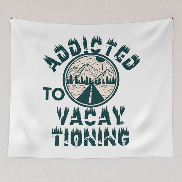 Item preview, Addicted to vacaytioning designed and sold by movie-popcorn.