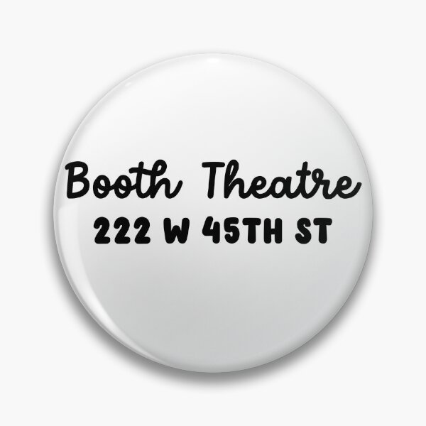 Item preview, Booth Theatre Address Broadway designed and sold by taylor-lang.