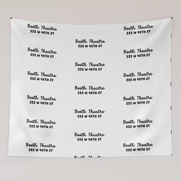 Item preview, Booth Theatre Address Broadway designed and sold by taylor-lang.