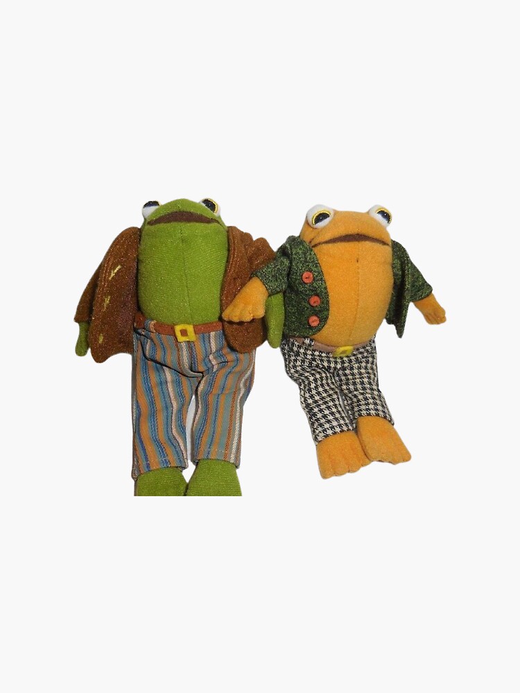Frog and Toad Plushies | Sticker