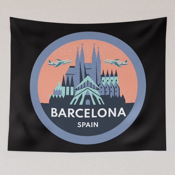 Aperçu de l'œuvre Barcelone, Espagne créée et vendue par ArtOfStars.