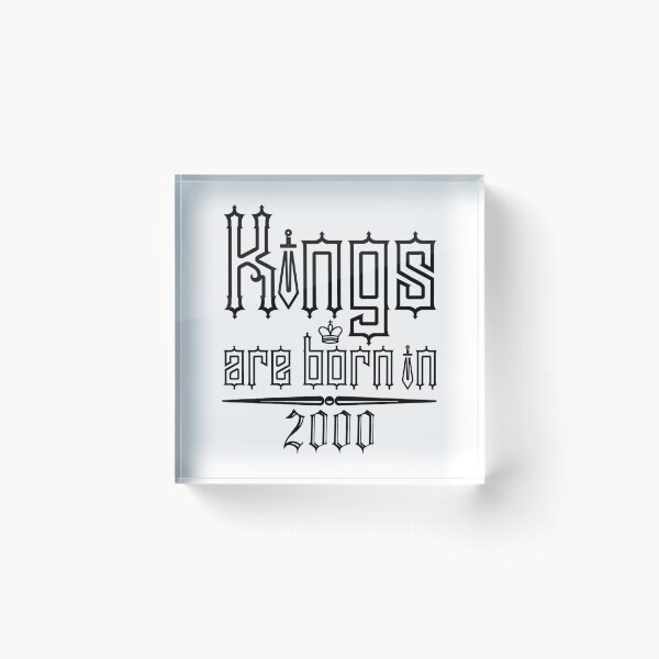 Item preview, Kings are born in 2000 designed and sold by Bigilyy.