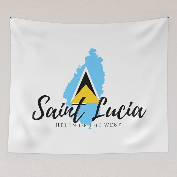Item preview, Saint Lucia - Helen of the West designed and sold by ForgeCreativity.