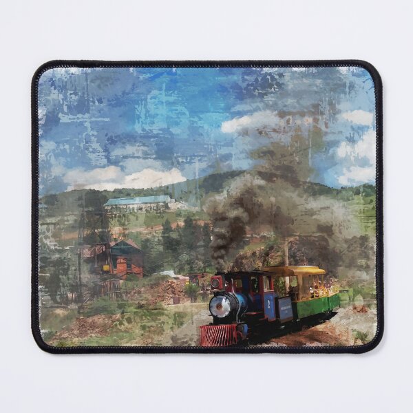 Item preview, Cripple Creek Narrow Gauge Railroad Digital Painting designed and sold by andijadams.