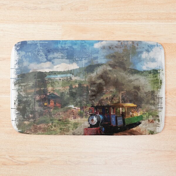Item preview, Cripple Creek Narrow Gauge Railroad Digital Painting designed and sold by andijadams.