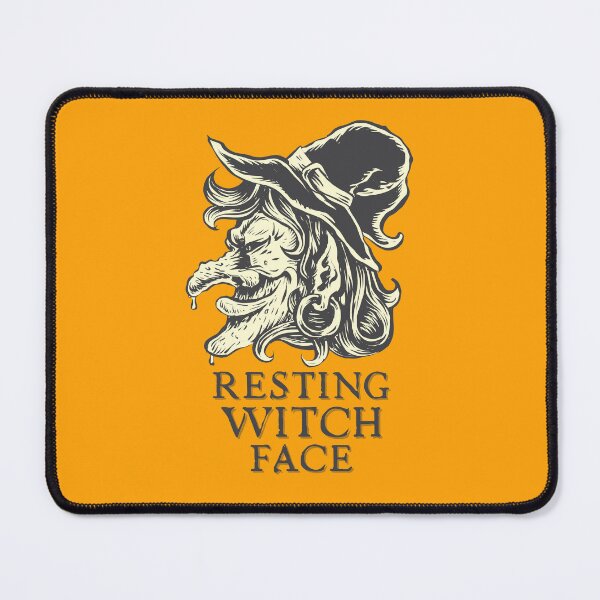 Item preview, Resting Witch Face.. A simple humorous Halloween design designed and sold by Wonder & Whimsy.