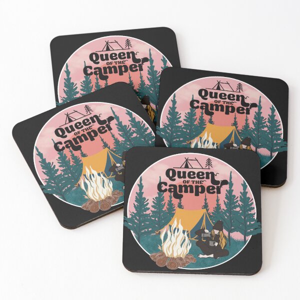 Item preview, Queen Of The Camper - Travel Camping Quote designed and sold by ArtOfStars.