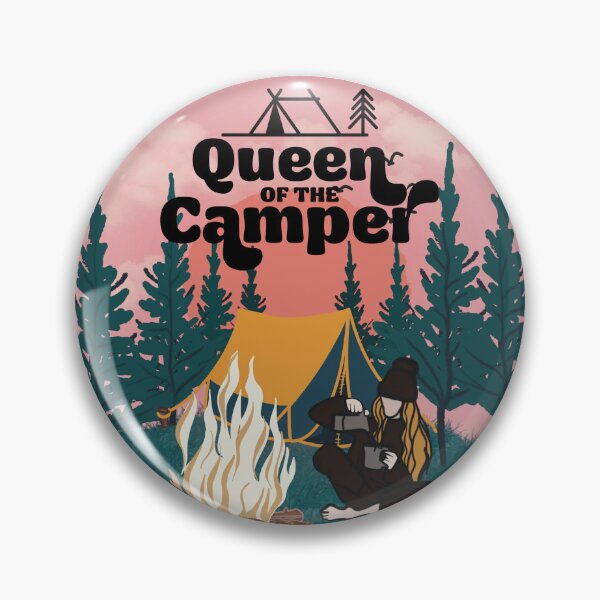 Item preview, Queen Of The Camper - Travel Camping Quote designed and sold by ArtOfStars.