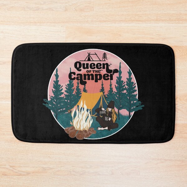 Item preview, Queen Of The Camper - Travel Camping Quote designed and sold by ArtOfStars.