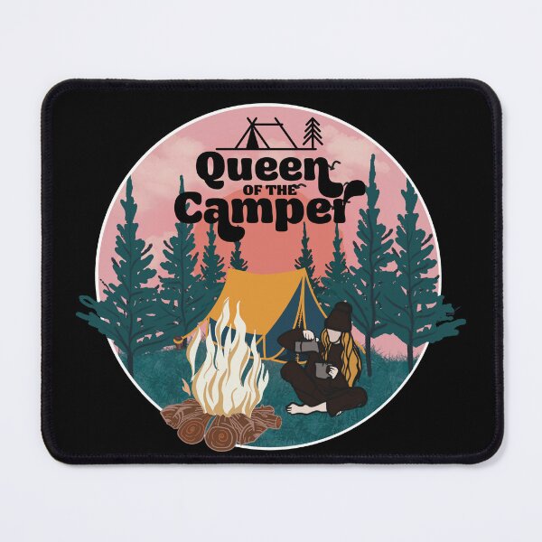 Item preview, Queen Of The Camper - Travel Camping Quote designed and sold by ArtOfStars.