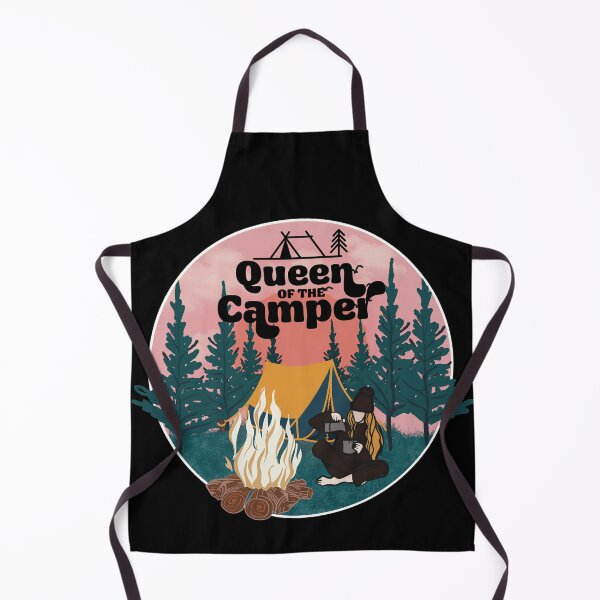 Item preview, Queen Of The Camper - Travel Camping Quote designed and sold by ArtOfStars.