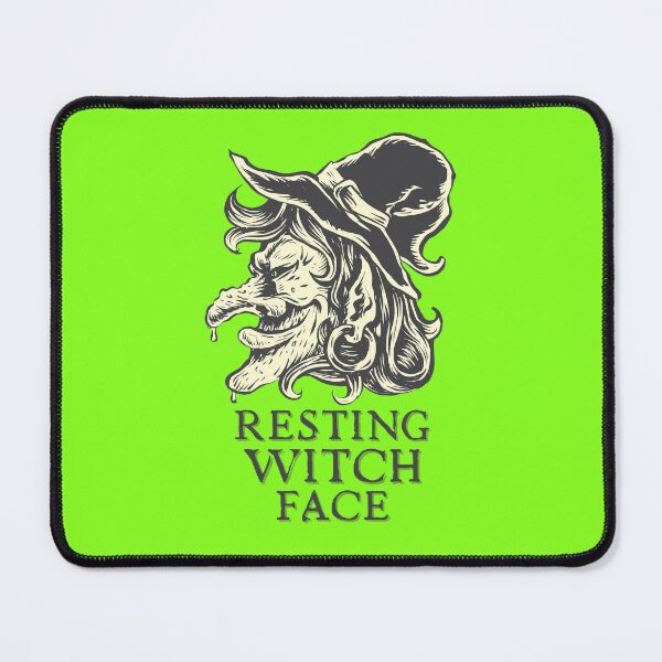 Item preview, Resting Witch Face.. A simple humorous Halloween design designed and sold by Wonder & Whimsy.