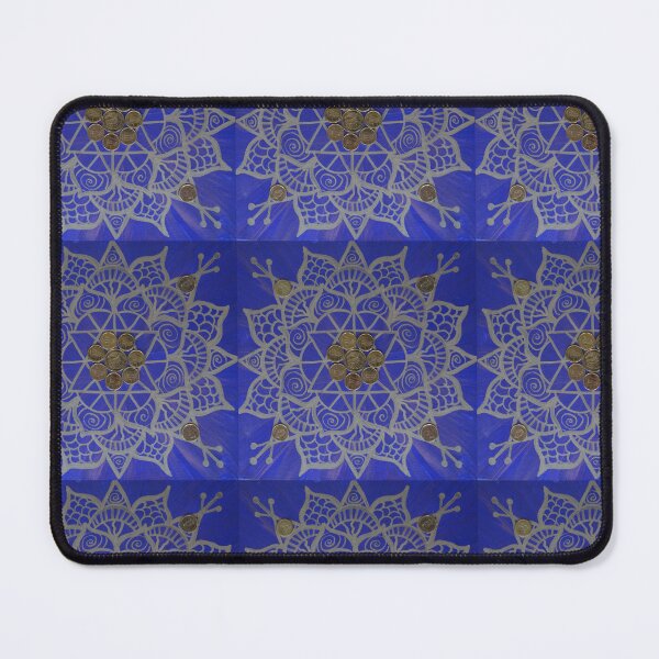 Item preview, EXPECT GOOD THINGS MANDALA ~ SACRED GEOMETRY FOR THE SOUL~ BLUE designed and sold by Ann Chatfield.
