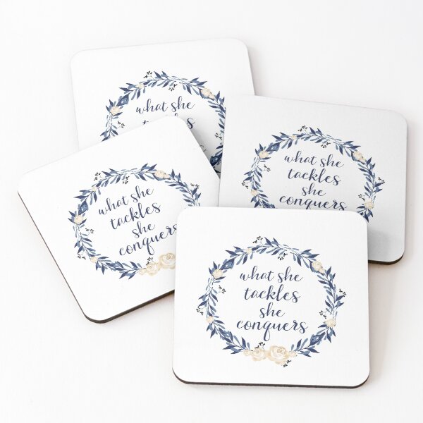 Item preview, What She Tackles She Conquers designed and sold by LeCreateCo.