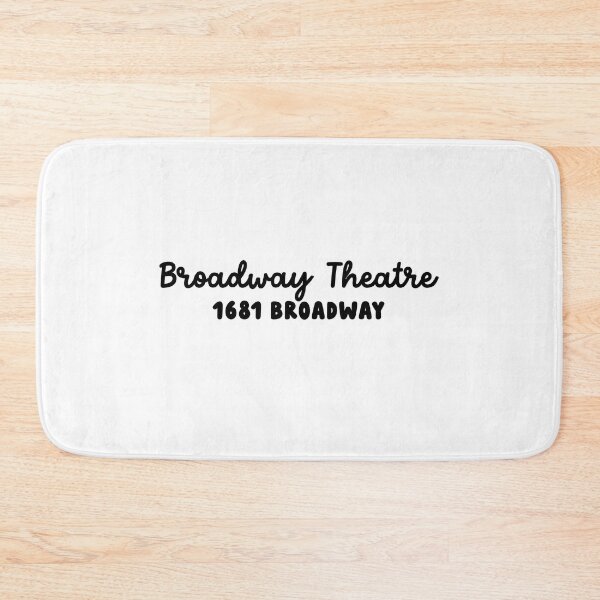 Item preview, Broadway Theatre Address Broadway designed and sold by taylor-lang.