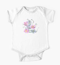 Flowers One Piece - Short Sleeve