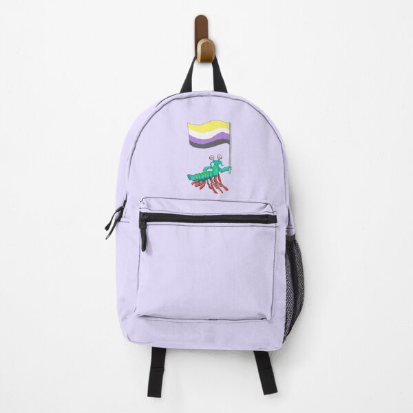 Item preview, Mantis Shrimp Non-Binary Pride! designed and sold by Quirkball.