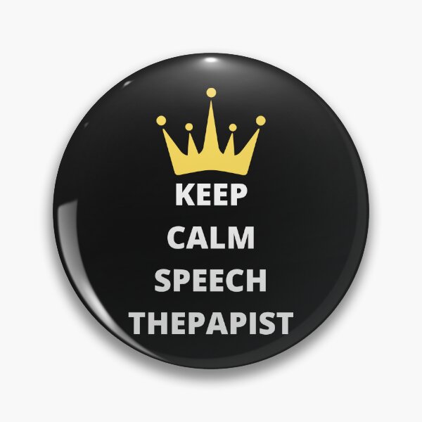 Item preview, Mantenga la calma Soy un terapeuta del habla designed and sold by Glorious Articles.