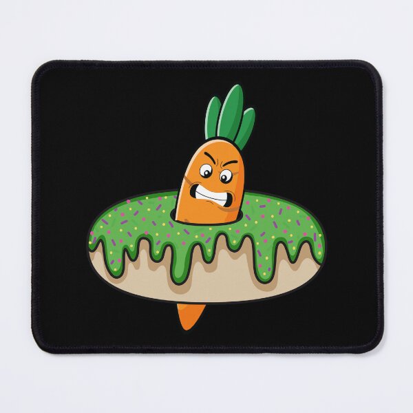 Item preview, Angry carrot stuck inside a donut designed and sold by Donutlovers.