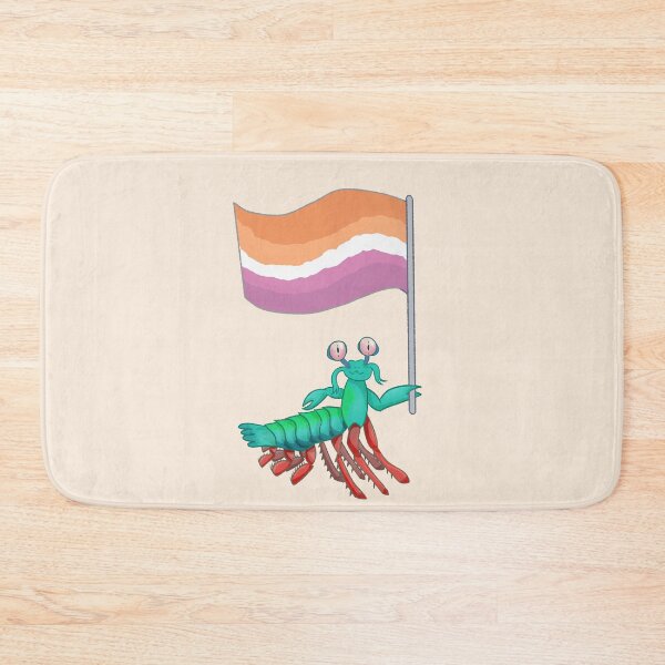 Item preview, Mantis Shrimp Lesbian Pride! designed and sold by Quirkball.