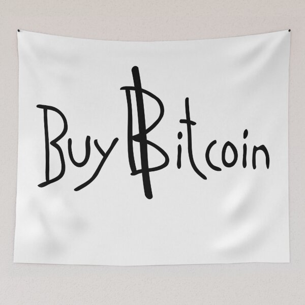 Item preview, "Buy Bitcoin" Cryptocurrency Shirt designed and sold by brutal-world.