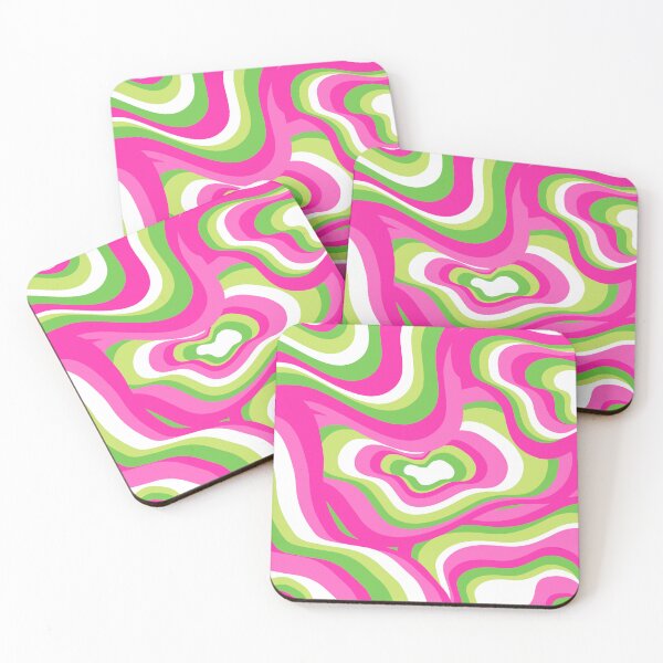 Item preview, Pink and Green Marble Pattern designed and sold by skpersephone.