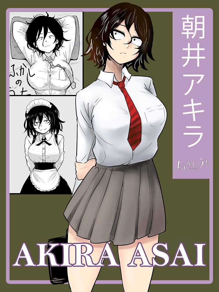 Akira Asai - Yofukashi no Uta Poster for Sale by EpicScorpShop