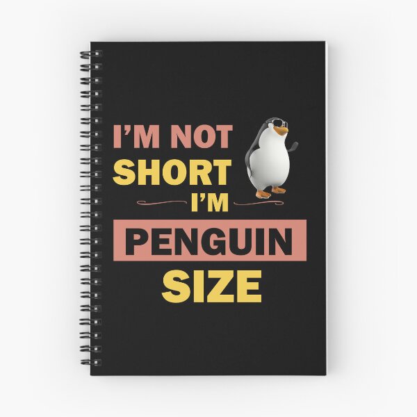 Item preview, I'm Not Short I'm Penguin Size cute and happy short people  designed and sold by Rami Khalifah.