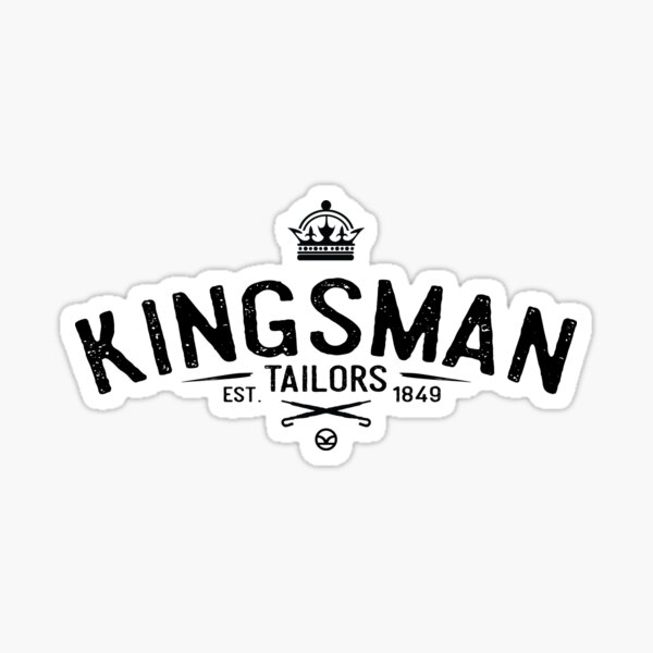 Kingsman tailors Sticker