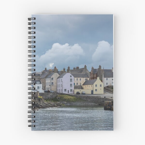 Item preview, Portsoy Harbour with rain clouds. designed and sold by JASPERIMAGE.