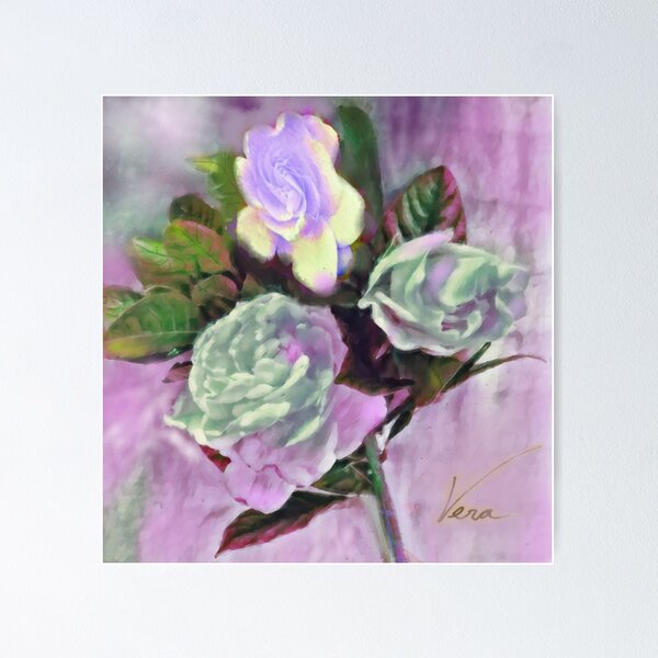 Item preview, TRILOGÍA VIOLETA GARDENIAS designed and sold by Art7Dimension.