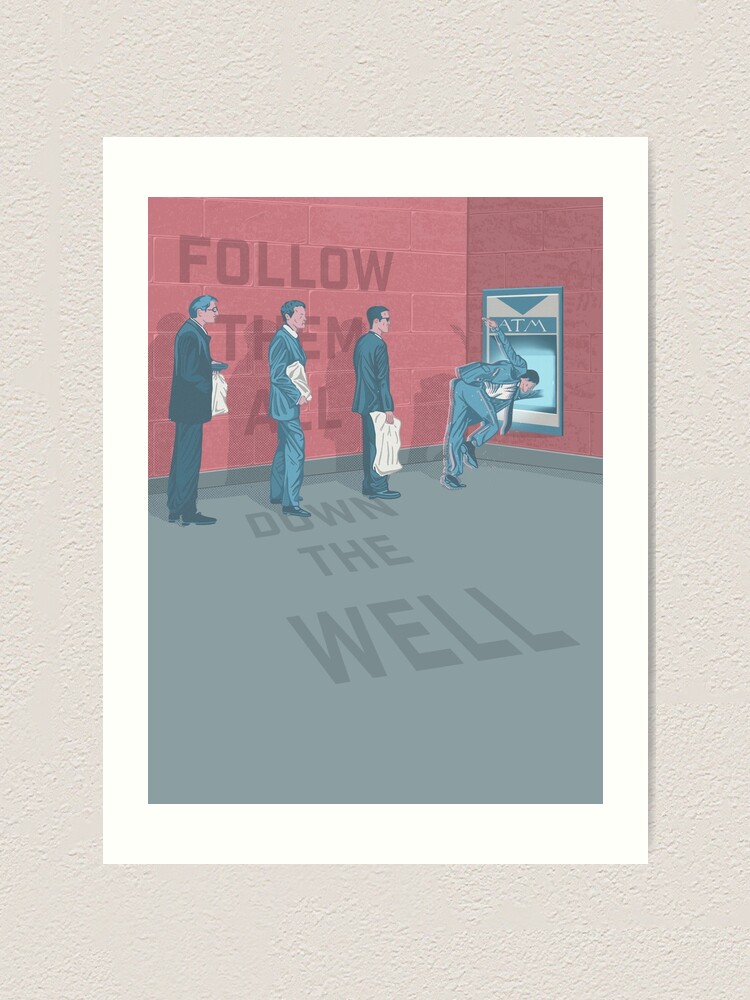 Alternate view of Follow Them All Down The Well Art Print