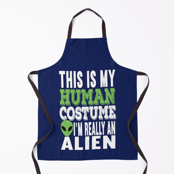 Item preview, This Is My Human Costume I'm Really An Alien Funny Halloween Costume Gift designed and sold by SharpThreadZ.