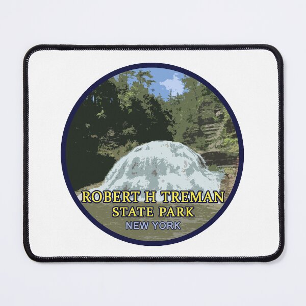 Item preview, Robert H. Treman State Park Waterfall Logo designed and sold by VanyaKar.