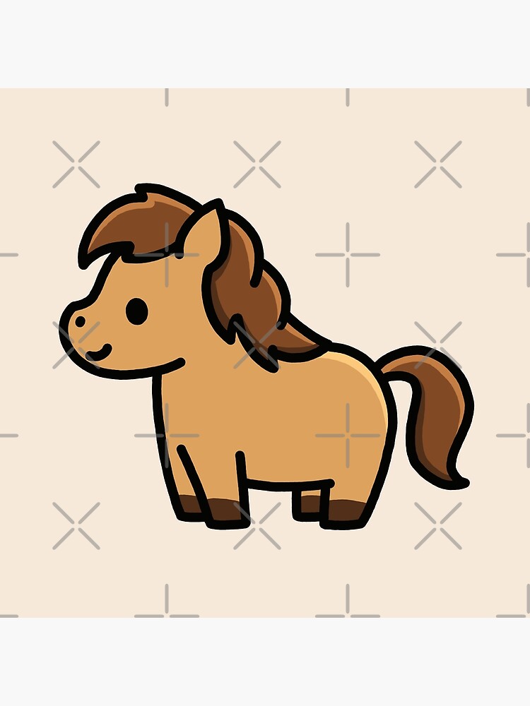 How to Draw a Cute Baby Horse (Easy and Step by Step) - YouTube