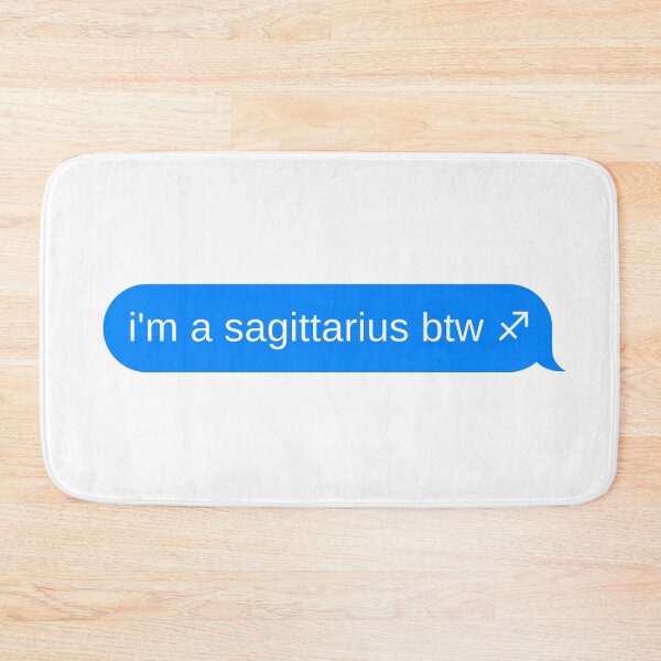 Item preview, i'm a sagittarius btw ♐︎ designed and sold by DrunkPolarBear.