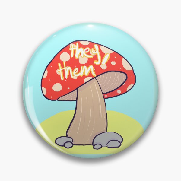 Item preview, cute mushroom they/them designed and sold by Ech0mun.
