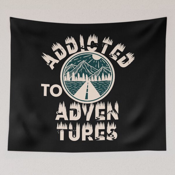 Item preview, Addicted to adventures designed and sold by movie-popcorn.