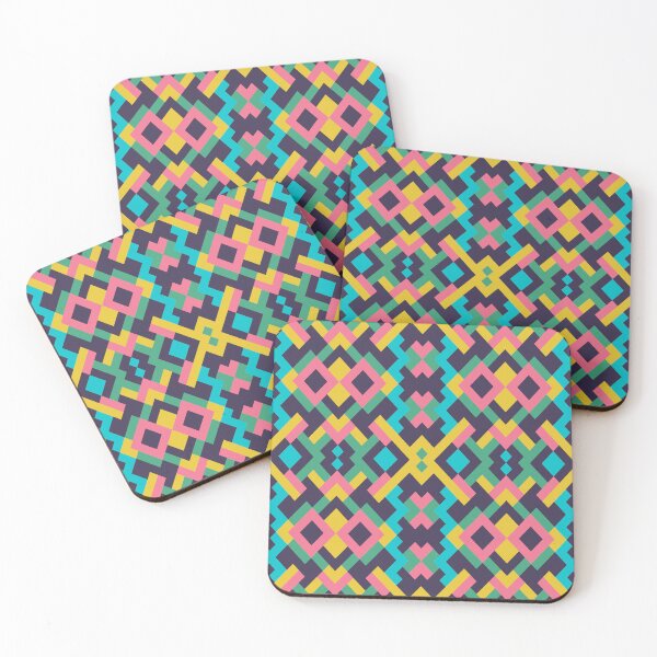 Item preview, Abstract multicolor geometric triangles pattern designed and sold by cutecrazytshirt.