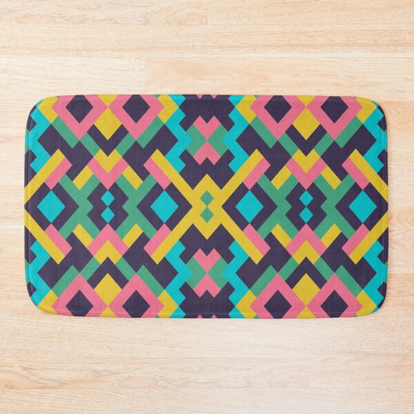Item preview, Abstract multicolor geometric triangles pattern designed and sold by cutecrazytshirt.
