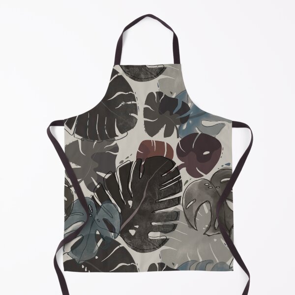 Item preview, Monstera Leafs Red and Blue Low saturation designed and sold by WildwaterDesign.