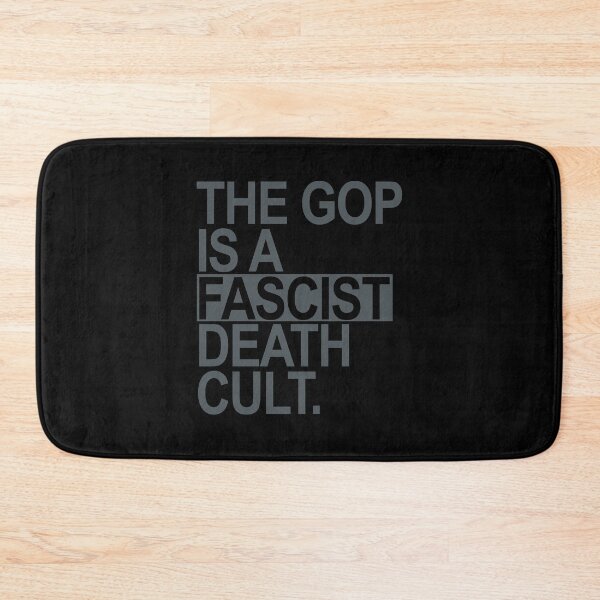 Item preview, The GOP is a FASCIST death cult - subtle gray designed and sold by Thelittlelord.