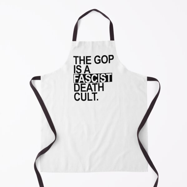 Item preview, The GOP is a FASCIST death cult - black designed and sold by Thelittlelord.