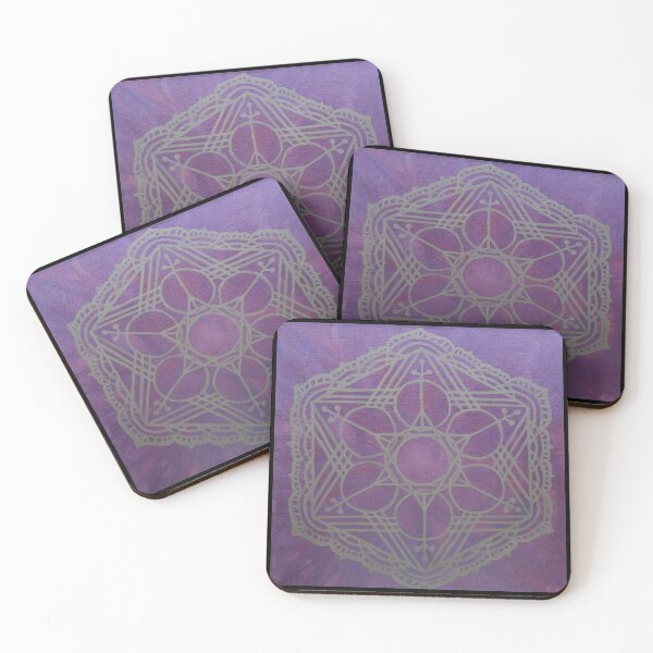 Item preview, REACH OUT MANDALA ~ SACRED GEOMETRY FOR THE SOUL~ PURPLE, PINK designed and sold by Ann Chatfield.