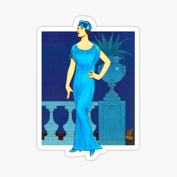 Blue Vase Sticker